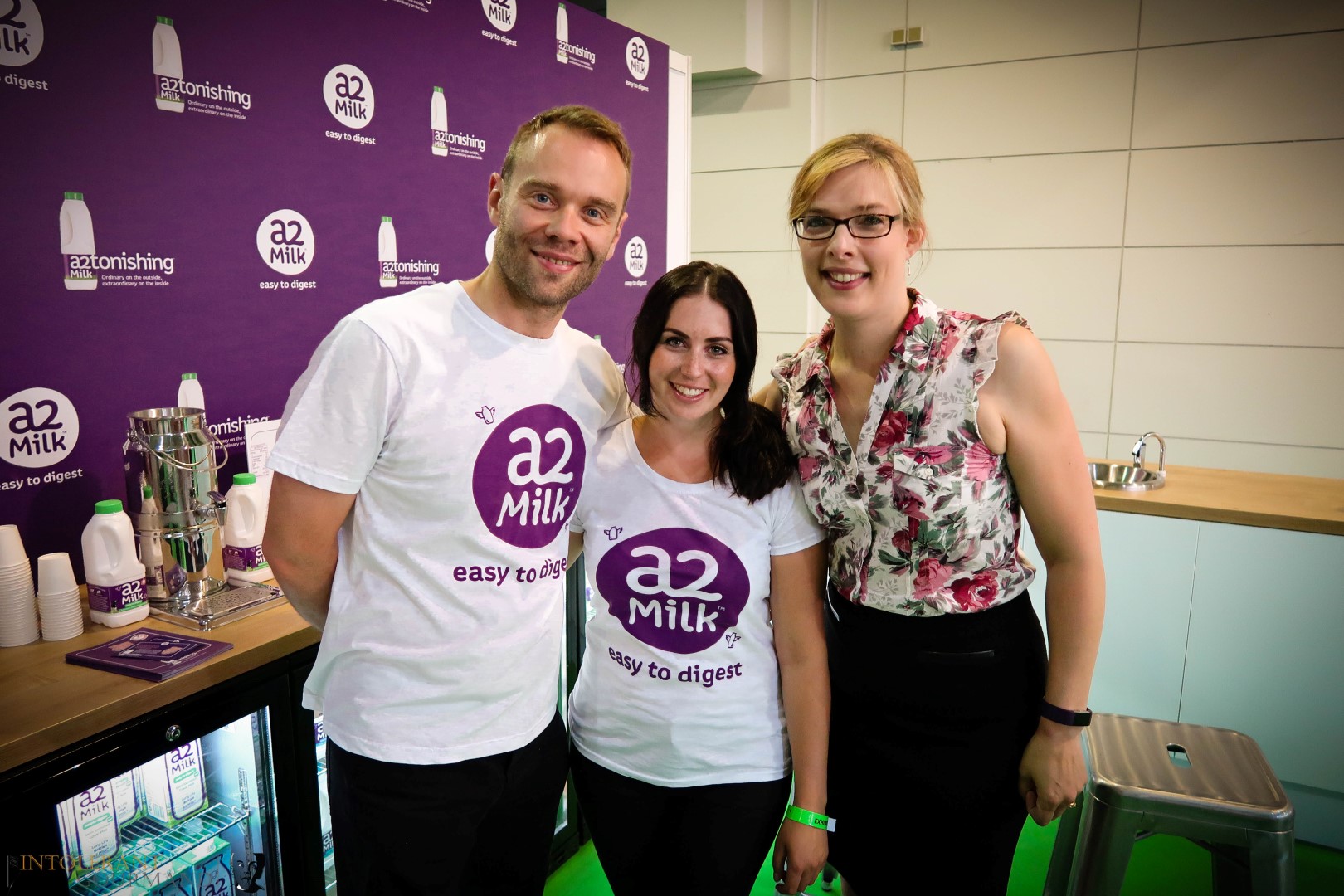 Allergy Show London 2017 - part of the team at a2 Milk working at the Allergy Show London Olympia! www.intolerantgourmand.com