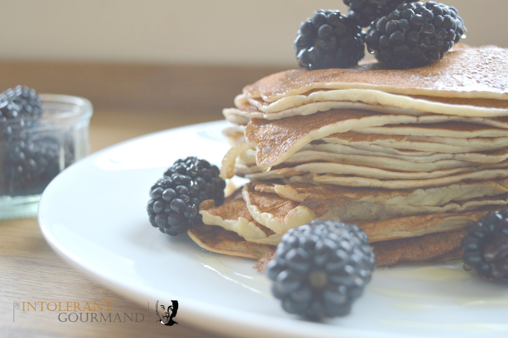 American pancake stack - dairy-free, gluten-free, wheat-free, egg-free, nut-free and simply delicious! www.intolerantgourmand.com