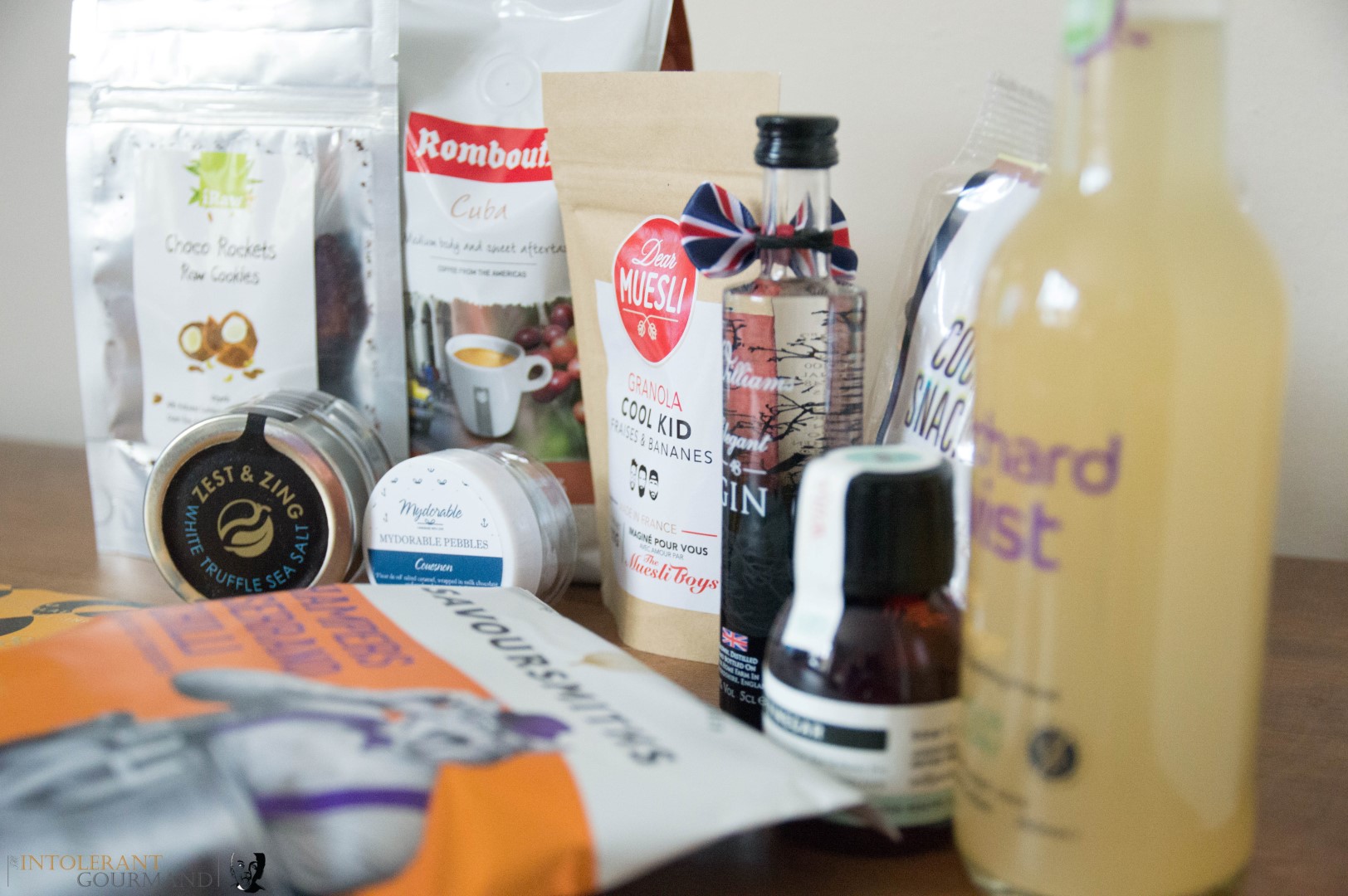 Speciality Fine Food Giveaway - a selection of stunning food and drink products, including gin, chocolate, truffle salt, coffee, granola and more! All of these items were featured at the Speciality & Fine Food Fair 2017! We're giving you the chance to try them yourself! www.intolerantgourmand.com