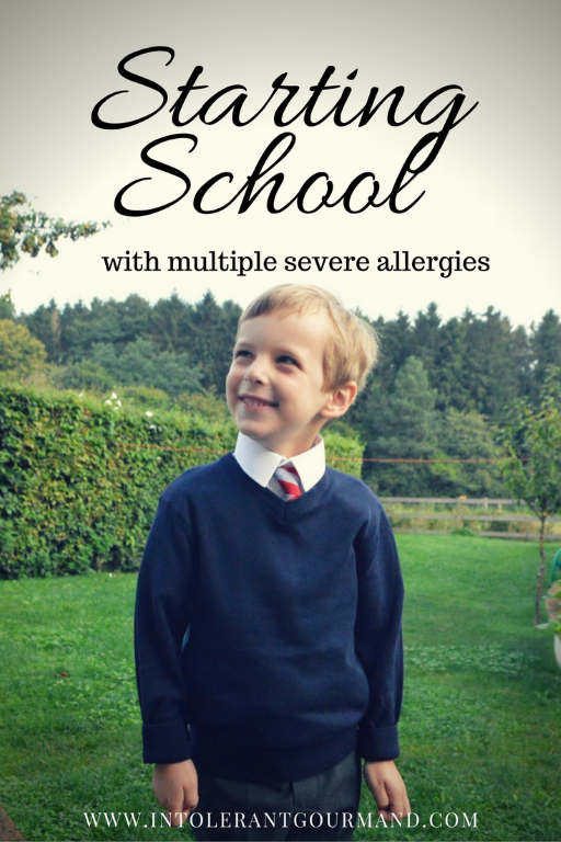 Starting School Callums 1st day - school with multiple severe allergies! It can be done! 