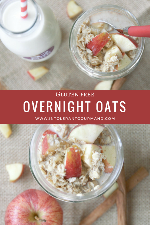 Overnight Oats - a super simple, super quick recipe, using gluten-free porridge oats and a2 Milk! Perfect for anyone following a gluten-free diet due to allergies and intolerances and also for those suffering with IBS! www.intolerantgourmand.com