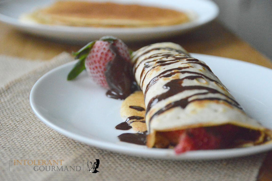 Perfect Free From Pancakes - dairyfree, wheatfree, glutenfree, eggfree and still delicious! www.intolerantgourmand.com