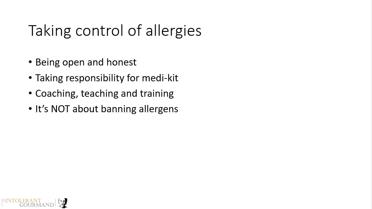 BSACI Managing Anaphylaxis from a Parent Perspective - Learning how to live positively with allergies and also successfully with allergies! www.intolerantgourmand.com