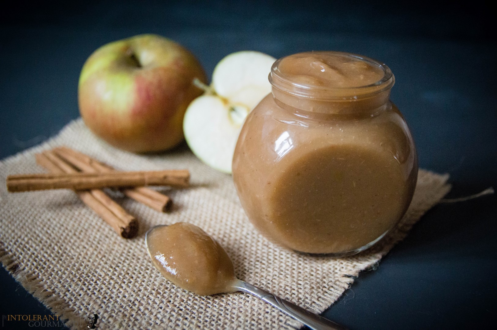 Apple Butter - a delicious and comforting and even better than simple puree! This is dairy-free, gluten-free, nut-free and caters for most allergies, being top 14 allergen free! Perfect on toast, stirred into porridge, used for weaning or in cake! www.intolerantgourmand.com