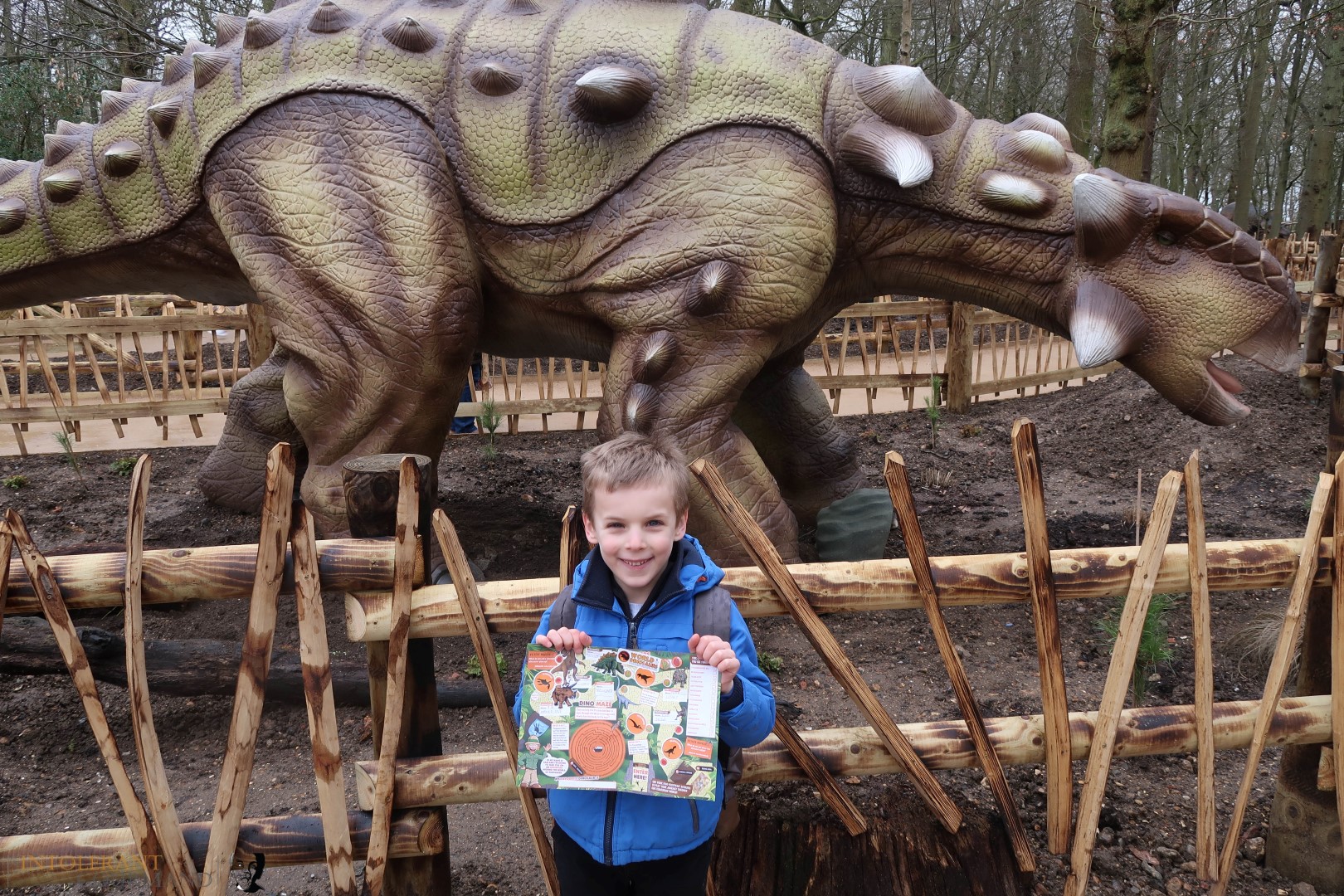 World of Dinosaurs - part of Paradise Wildlife Park! It's an enclosure packed with 30 life size, moving and animated dinosaurs, featuring T-Rex, Stegosaurus, Tricerotops and more! It's a wonderful family day out with lots to explore! www.intolerantgourmand,com