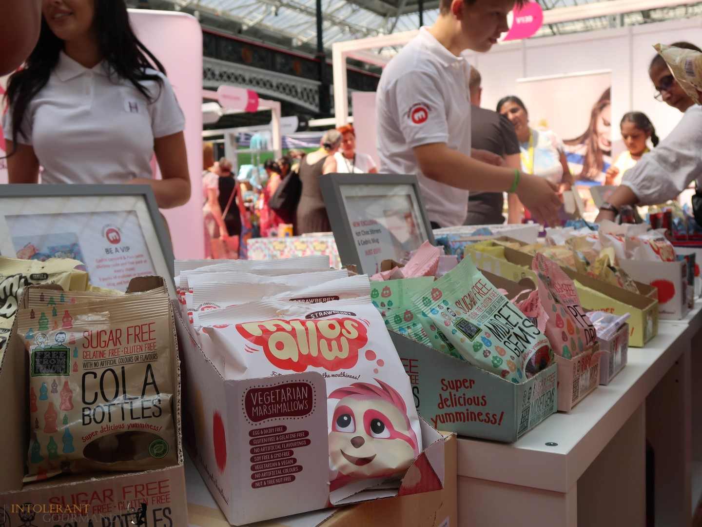 Freedom Mallows VIP Pack - the Freedom Confectionery stand at Allergy Show London 2018! www.intolerantgourmand.com
