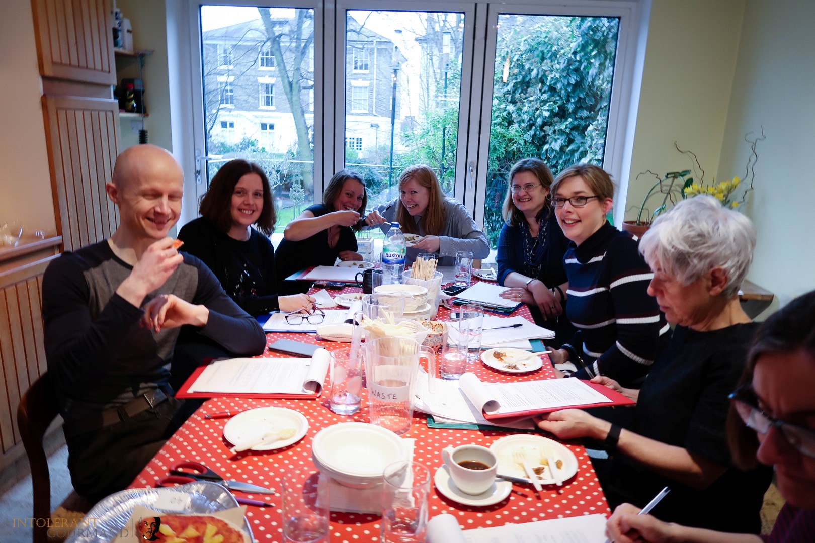 Free From Food Awards 2018 - a few of the judges testing out the free from products! www.intolerantgourmand.com